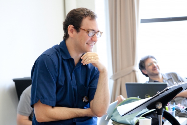 Photo Flash: Jarrod Spector, Catherine Cox et al. in Rehearsal for NYMF's FLAMBÉ DREAMS Image