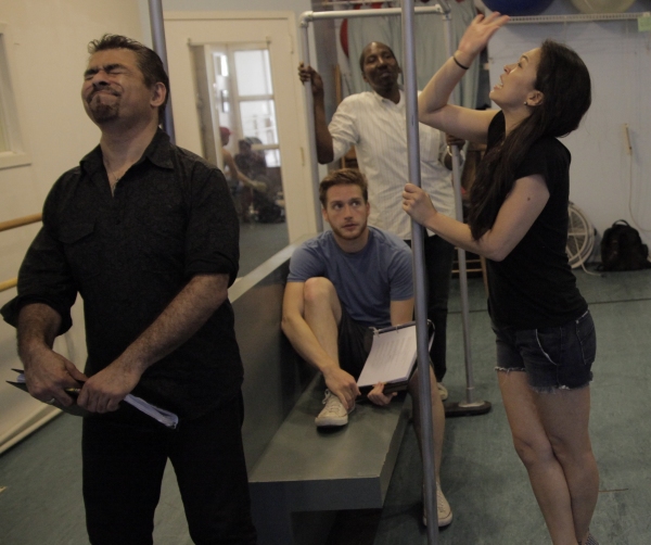 Photo Flash: Danny Bolero, Mel Johnson Jr. et al. in Rehearsal for NYMF's STUCK Image