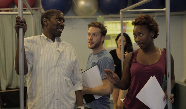 Photo Flash: Danny Bolero, Mel Johnson Jr. et al. in Rehearsal for NYMF's STUCK Image