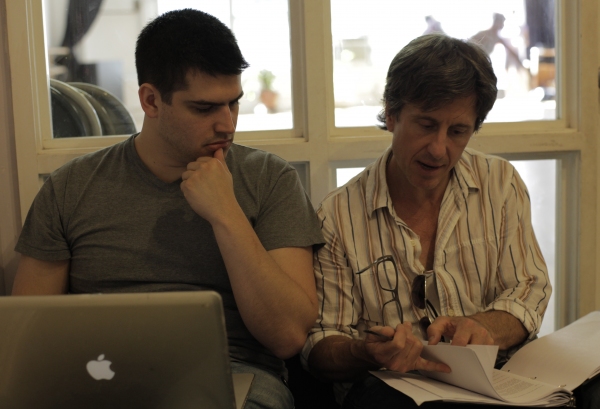 Photo Flash: Danny Bolero, Mel Johnson Jr. et al. in Rehearsal for NYMF's STUCK Image