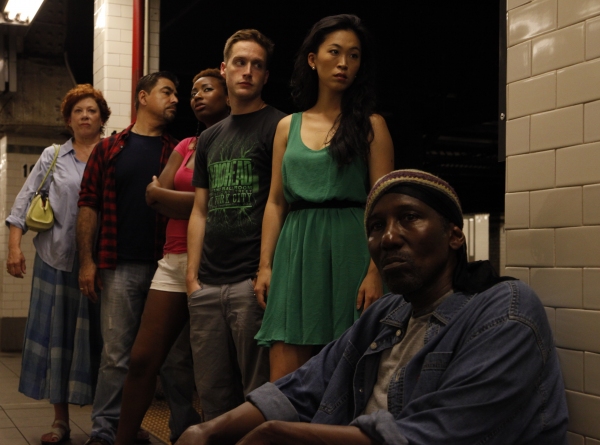 Photo Flash: Danny Bolero, Mel Johnson Jr. et al. in Rehearsal for NYMF's STUCK  Image