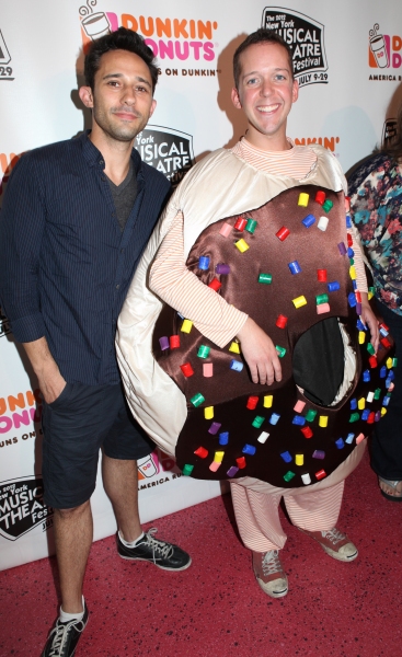 Photo Coverage: Corbin Bleu, Jeremy Kushnier et al. Backstage at the NYMF Preview Performance! Image