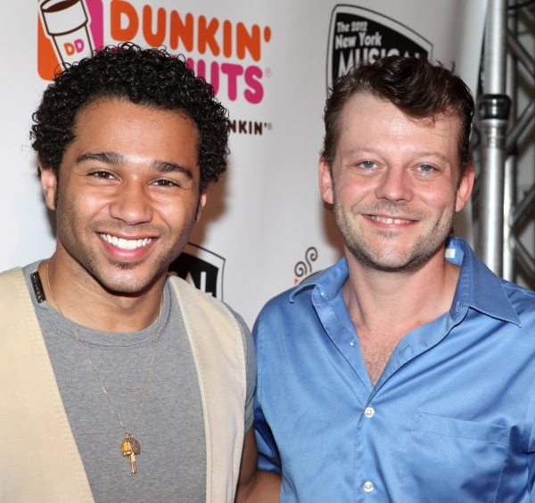 Photo Coverage: Corbin Bleu, Jeremy Kushnier et al. Backstage at the NYMF Preview Performance! Image