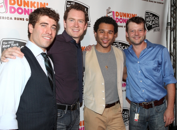 Photo Coverage: Corbin Bleu, Jeremy Kushnier et al. Backstage at the NYMF Preview Performance! Image