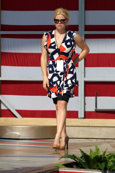 Photo Flash: Megan Hilty Rehearses for PBS' A CAPITOL FOURTH in Washington, D.C.! Image