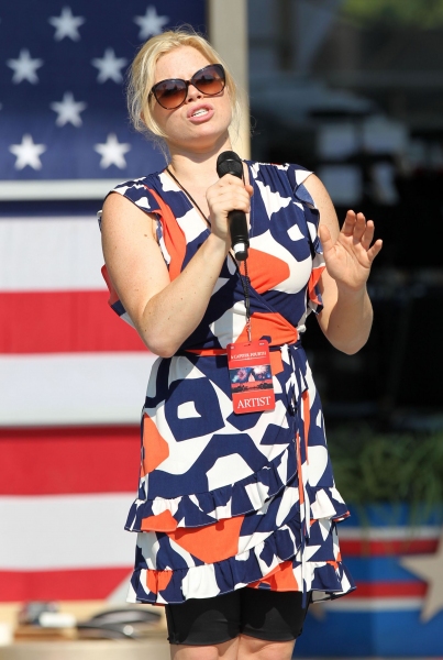Photo Flash: Megan Hilty Rehearses for PBS' A CAPITOL FOURTH in Washington, D.C.! Image