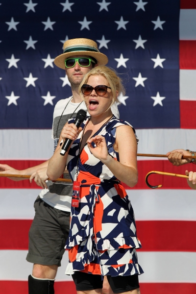 Photo Flash: Megan Hilty Rehearses for PBS' A CAPITOL FOURTH in Washington, D.C.! Image