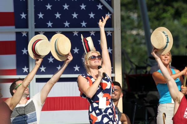 Photo Flash: Megan Hilty Rehearses for PBS' A CAPITOL FOURTH in Washington, D.C.! Image
