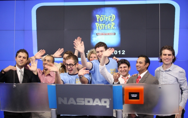Photo Coverage: POTTED POTTER Invades NASDAQ MarketSite to Ring Closing Bell Image