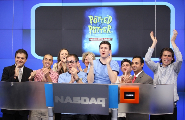 Photo Coverage: POTTED POTTER Invades NASDAQ MarketSite to Ring Closing Bell Image