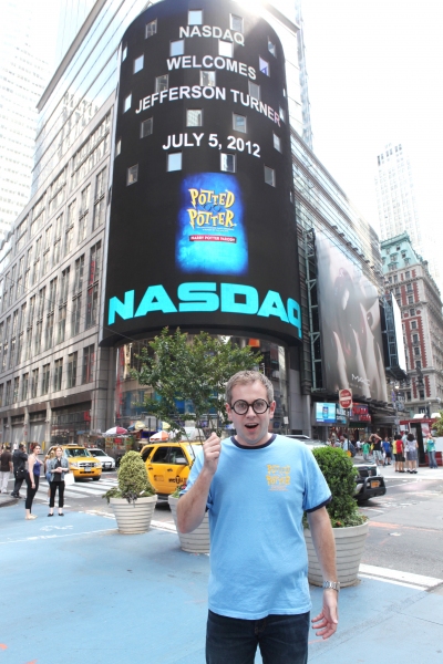 Photo Coverage: POTTED POTTER Invades NASDAQ MarketSite to Ring Closing Bell Image