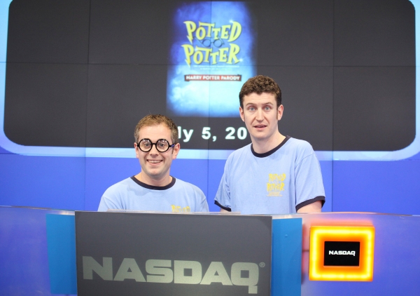 Photo Coverage: POTTED POTTER Invades NASDAQ MarketSite to Ring Closing Bell Image