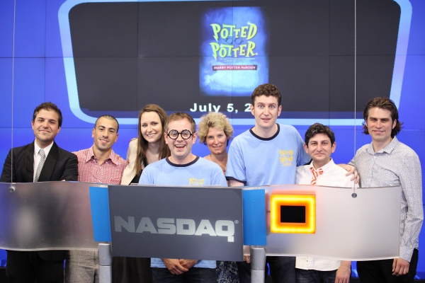 Photo Coverage: POTTED POTTER Invades NASDAQ MarketSite to Ring Closing Bell Image