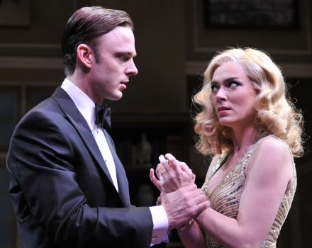 (Left to Right) Jay Sullivan as Richard Amory and Laura E. Campbell as Lucia Amory an Photo