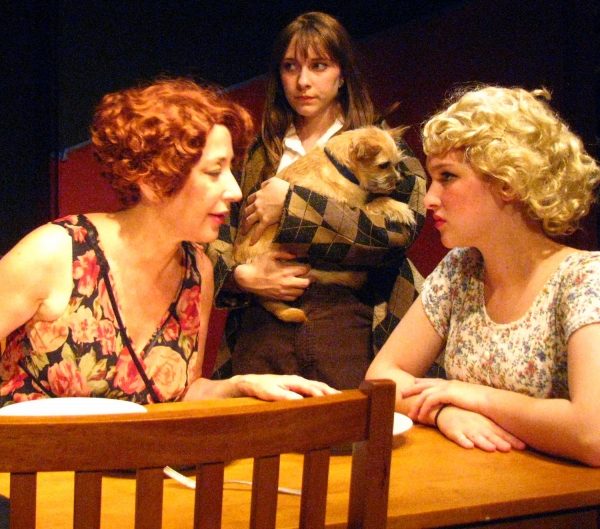 Momma Rose tries to inspire her two daughters, June (Brooke Calderone, right) and Lou Photo