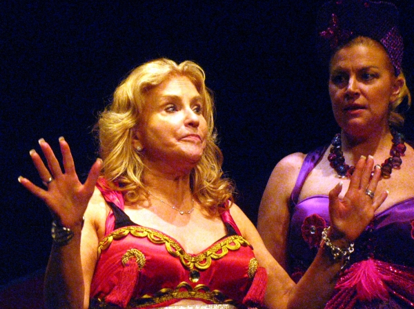 Mazeppa (Wendy Graham-Hugo, left) and Tessie Tura (Susan Fowler) Photo