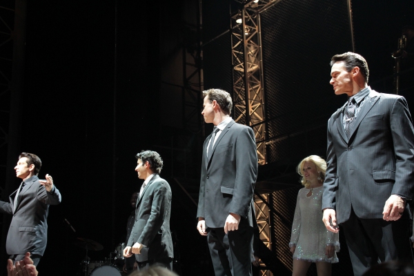 Photo Coverage: John Lloyd Young Returns to JERSEY BOYS - Curtain Call!  Image