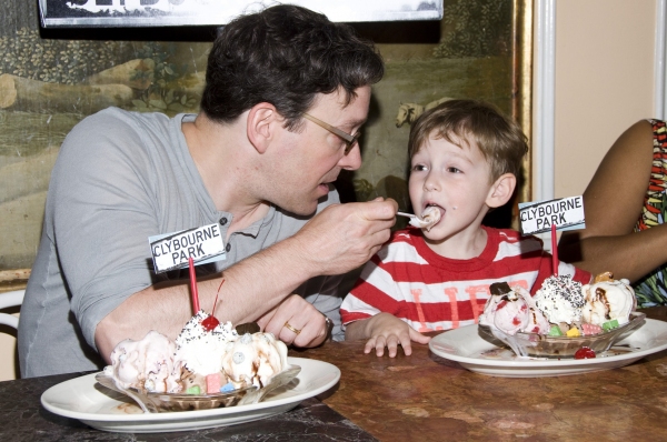Photo Flash: CLYBOURNE PARK Cast Visits Serendipity 3! Image