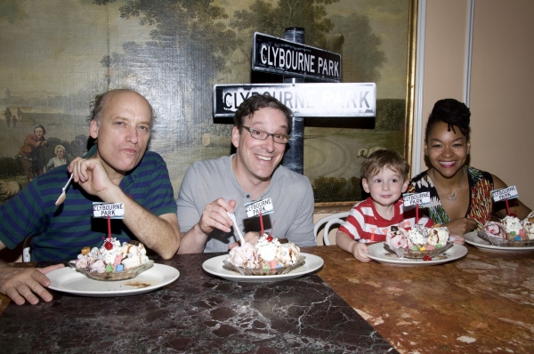 Photo Flash: CLYBOURNE PARK Cast Visits Serendipity 3! Image