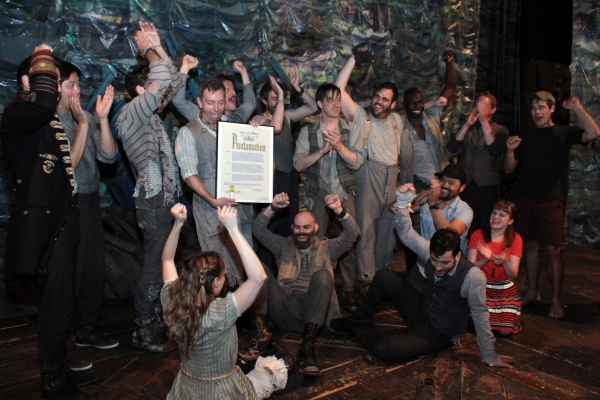 Photo Coverage: PETER AND THE STARCATCHER Cast Celebrates 100 Performances! Image