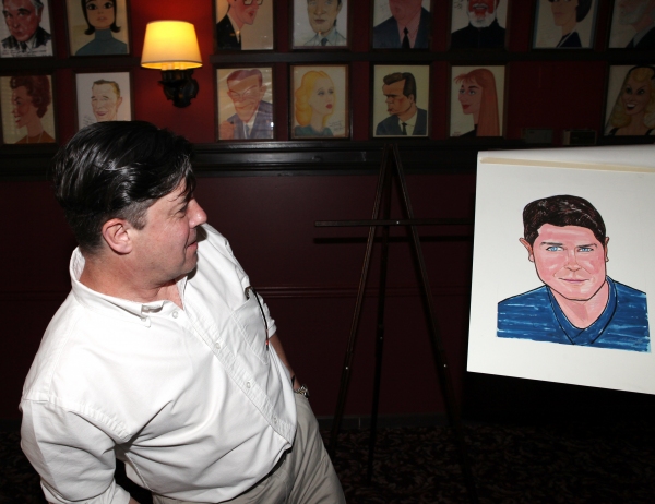 Photo Coverage: NICE WORK IF YOU CAN GET IT's Michael McGrath Gets Sardi's Caricature Image