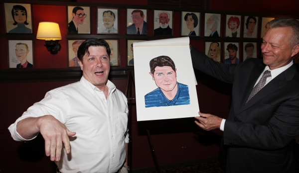 Photo Coverage: NICE WORK IF YOU CAN GET IT's Michael McGrath Gets Sardi's Caricature Image