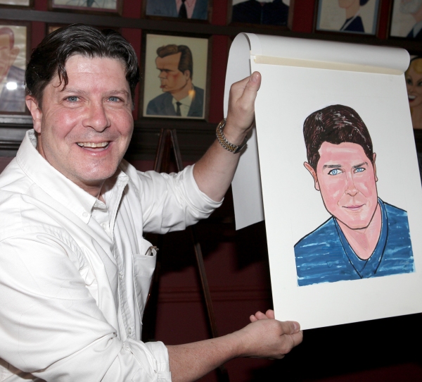 Photo Coverage: NICE WORK IF YOU CAN GET IT's Michael McGrath Gets Sardi's Caricature Image