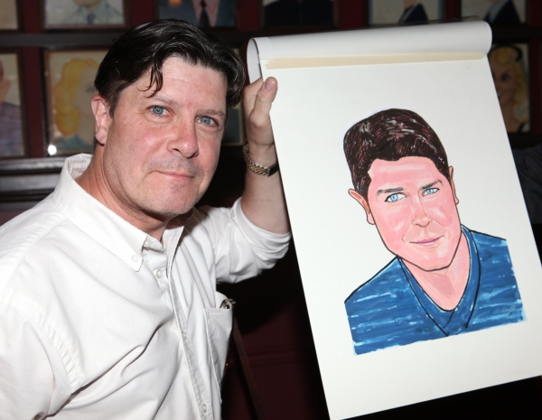 Photo Coverage: NICE WORK IF YOU CAN GET IT's Michael McGrath Gets Sardi's Caricature Image