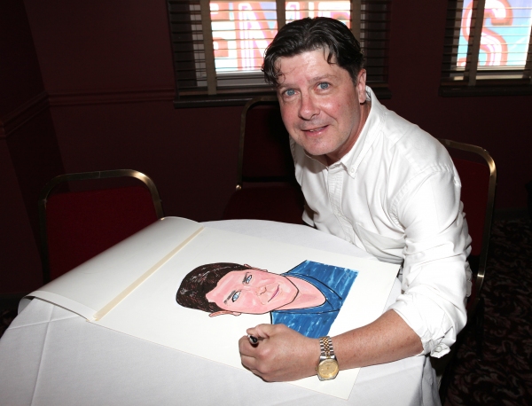 Photo Coverage: NICE WORK IF YOU CAN GET IT's Michael McGrath Gets Sardi's Caricature Image