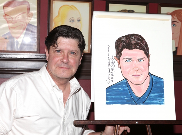 Photo Coverage: NICE WORK IF YOU CAN GET IT's Michael McGrath Gets Sardi's Caricature Image