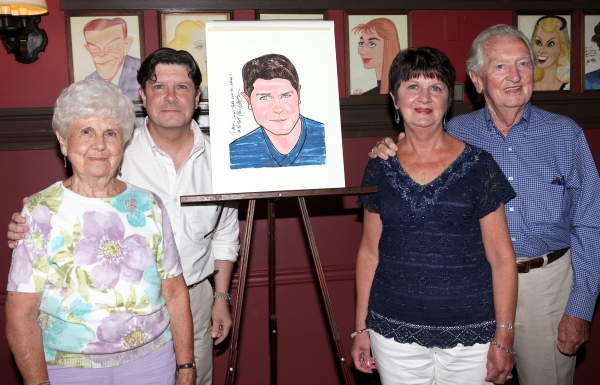 Photo Coverage: NICE WORK IF YOU CAN GET IT's Michael McGrath Gets Sardi's Caricature Image