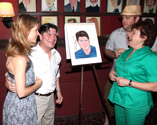 Photo Coverage: NICE WORK IF YOU CAN GET IT's Michael McGrath Gets Sardi's Caricature Image
