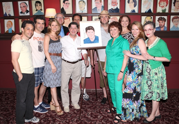 Photo Coverage: NICE WORK IF YOU CAN GET IT's Michael McGrath Gets Sardi's Caricature Image