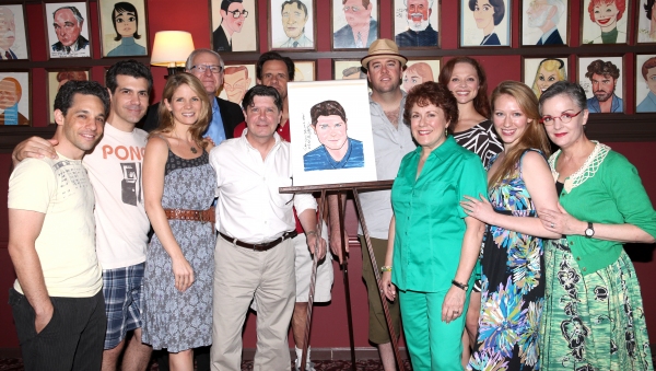 Photo Coverage: NICE WORK IF YOU CAN GET IT's Michael McGrath Gets Sardi's Caricature Image