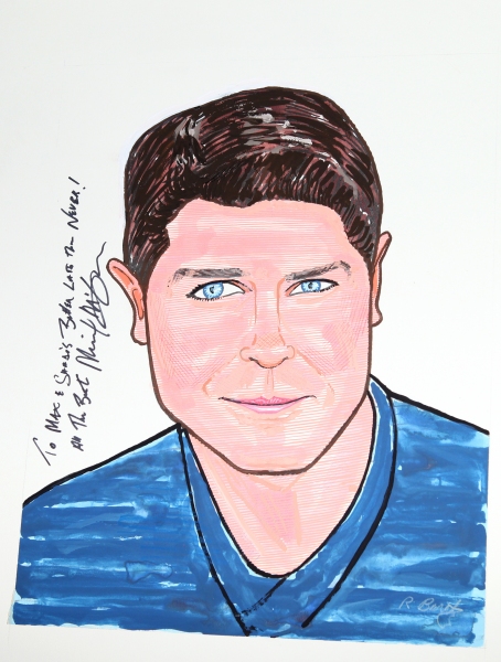 Photo Coverage: NICE WORK IF YOU CAN GET IT's Michael McGrath Gets Sardi's Caricature Image