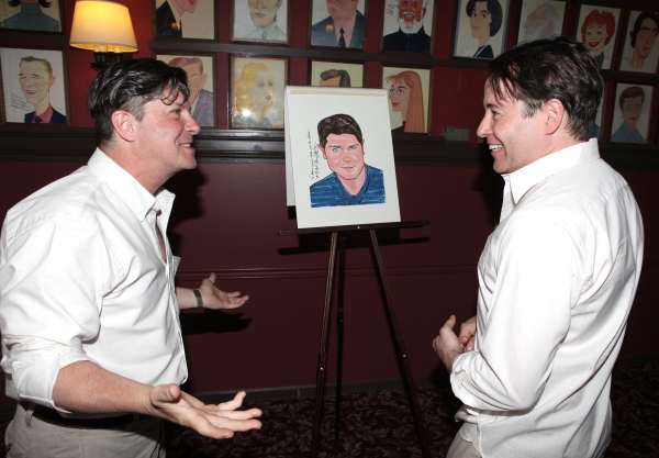 Photo Coverage: NICE WORK IF YOU CAN GET IT's Michael McGrath Gets Sardi's Caricature Image