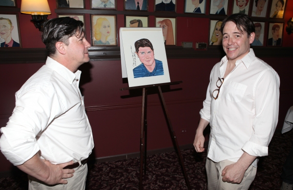 Photo Coverage: NICE WORK IF YOU CAN GET IT's Michael McGrath Gets Sardi's Caricature Image