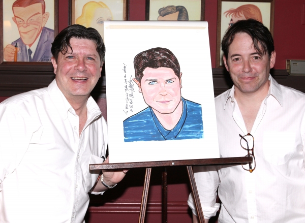 Photo Coverage: NICE WORK IF YOU CAN GET IT's Michael McGrath Gets Sardi's Caricature Image