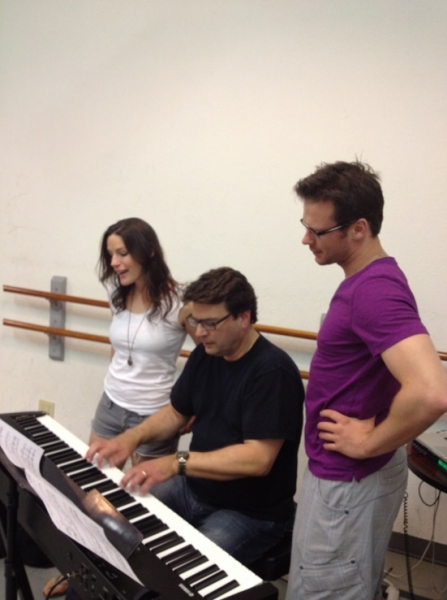 Photo Flash: Nicolas Dromard, Carrie Manolakos, Leah Horowitz & More Rehearse for DREAM THE IMPOSSIBLE DREAM Image