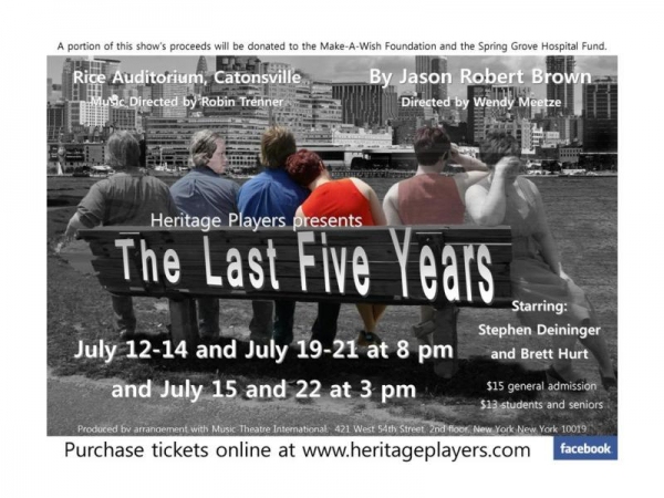 Photo Flash: First Look at Heritage Players' THE LAST FIVE YEARS Photo Flash: First Look at Heritage Players' THE LAST FIVE YEARS Image