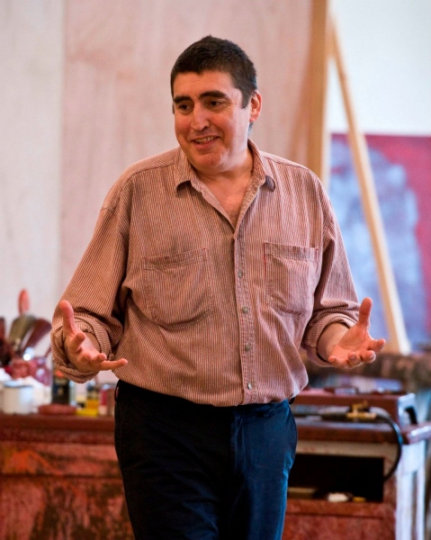 Photo Flash: Inside CTG's RED Rehearsals with Jonathan Groff and Alfred Molina! Image