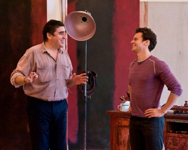 Photo Flash: Inside CTG's RED Rehearsals with Jonathan Groff and Alfred Molina! Image