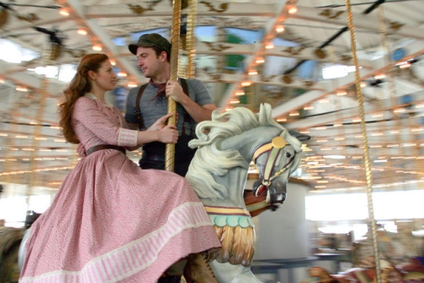Photo Flash: First Look at Teal Wicks and James Snyder in Goodspeed's CAROUSEL Image