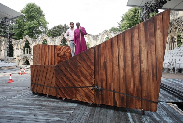 Photo Flash: Archbishop of York Boards Noah's Ark at YORK MYSTERY PLAYS 