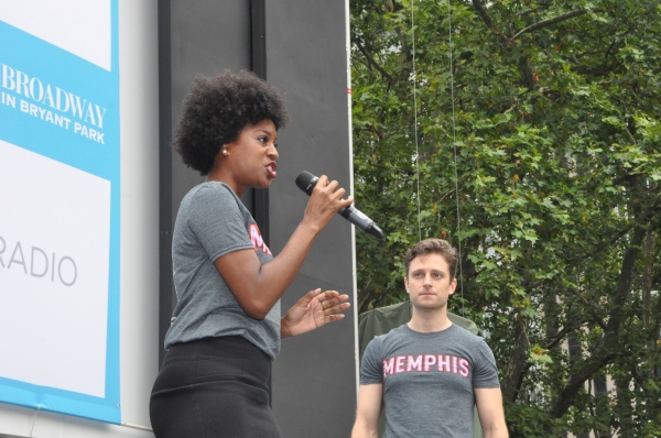 Photo Coverage: WICKED, GHOST, MEMPHIS, and More Perform at Broadway in Bryant Park! Image