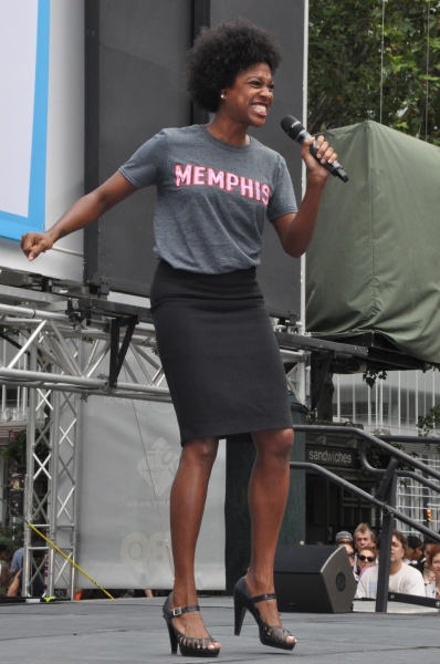 Photo Coverage: WICKED, GHOST, MEMPHIS, and More Perform at Broadway in Bryant Park! Image