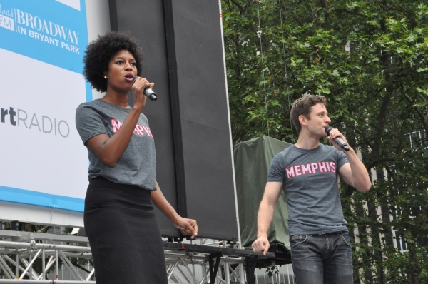Photo Coverage: WICKED, GHOST, MEMPHIS, and More Perform at Broadway in Bryant Park! Image
