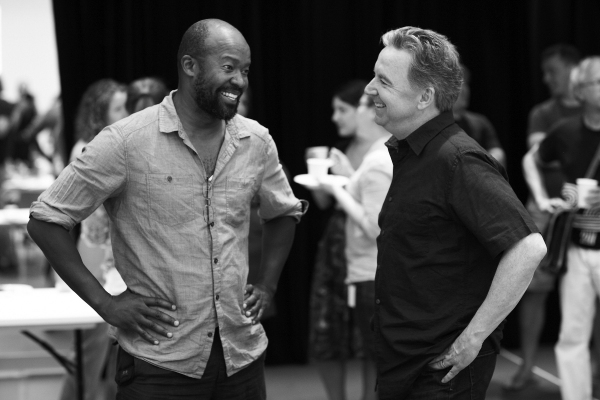 Photo Flash: Leon Addison Brown, Ritchie Coster and More Rehearse Signature Theatre's THE TRAIN DRIVER Image