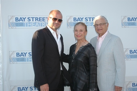 Chris Bauer with Adrianne and Jerry Cohen Photo