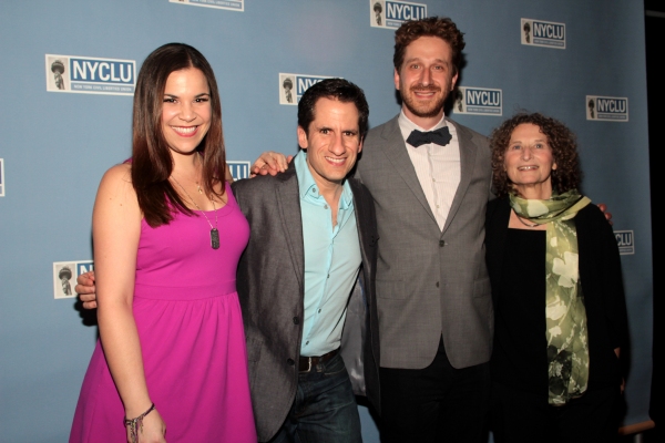 Lindsay Mendez, Seth Rudetsky, Daniel Goldstein, Donna Lieberman at 